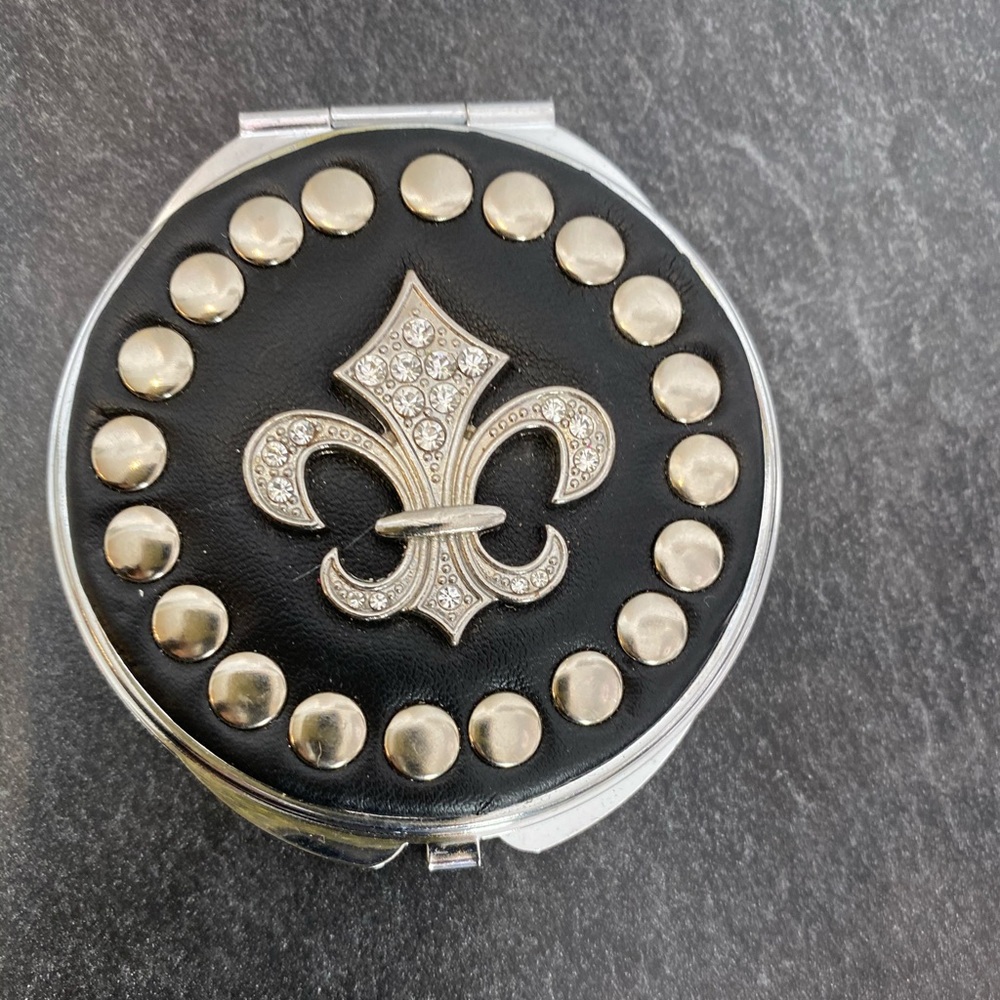 Crystal and Silver Beauty Compact